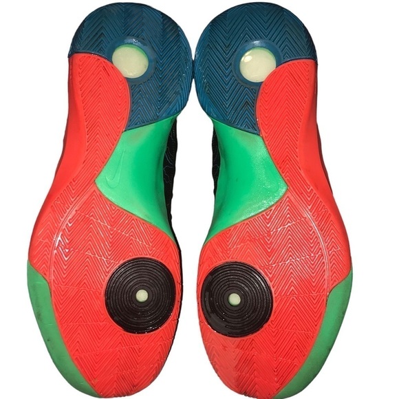 Nike Hyperdunk ‘15 Prm Ep/Hyper Dunk Premium Black Blue Lagoon HT Sneaker M 12.5 - Picture 7 of 11